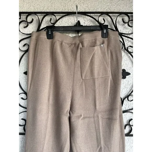 Figs Knit Loungewear Pants - Size XL - Latte Oatmeal - Picture 9 of 11
